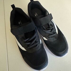 Black and White Athletic Boys Shoes